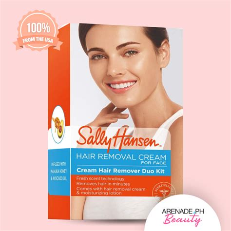 sally hansen facial hair removal cream|Crème Hair Remover Duo Kit